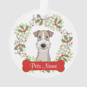 Draht-Foxterrier-kundengerechte Verzierung Ornament