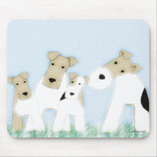 Draht-Foxterrier mousepad