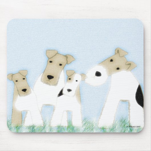 Draht-Foxterrier mousepad (Vorne)