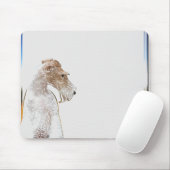 Draht-Foxterrier Mousepad (Mit Mouse)