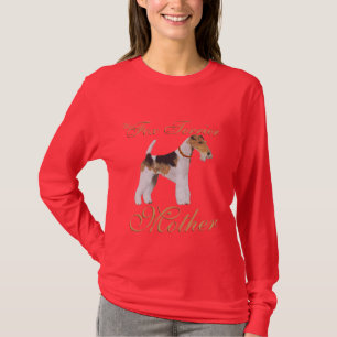 Draht-Foxterrier Muttertag T-Shirt