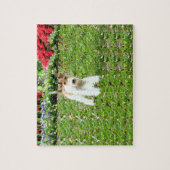 Draht-Foxterrier Puzzle (Vertikal)
