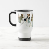 Draht-Foxterrier Reisebecher (Links)