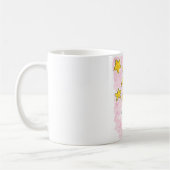Draht-Foxterrier swingin auf einem Stern Kaffeetasse (Links)