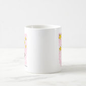 Draht-Foxterrier swingin auf einem Stern Kaffeetasse (Mittel)