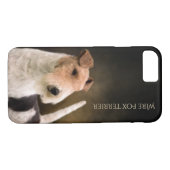 Draht-Foxterrier-Telefon-Kasten Case-Mate iPhone Hülle (Rückseite (Horizontal))