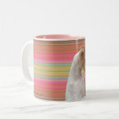 Draht-Foxterrier Zweifarbige Tasse (Vorderseite Links)