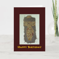 Draht-Frauen-ethnisches alles Gute zum Geburtstag