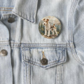 Draht-Fuchs-Terrier Button (Beispiel)