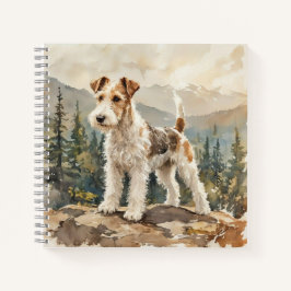 Draht-Fuchs-Terrier Notizblock