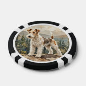 Draht-Fuchs-Terrier Pokerchips (Einzeln)