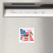 Draht-Fuchs-Terrier STIMME Magnet (In Situ (Geschirrspüler))