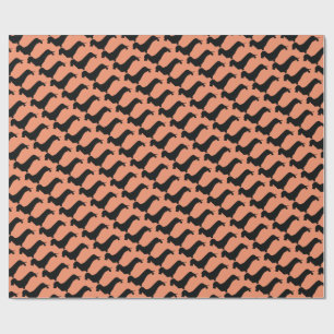 Draht-Haar-Dackel-Geschenk-Verpackungs-Papier Geschenkpapier