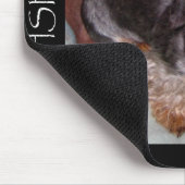 Draht-Haar-Dackel-Mausunterlage Mousepad (Ecke)