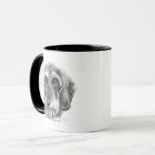 Draht-Haarige Dackel Tasse (Vorderseite Links)