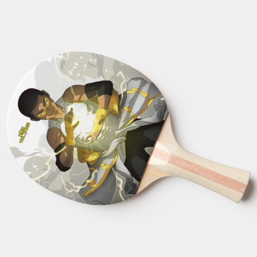 Draht-Klingeln Pong Paddel Tischtennis Schläger (Seitenansicht)