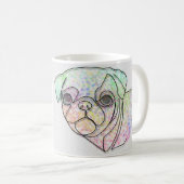 Draht-Mops Kaffeetasse (VorderseiteRechts)