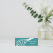 Draht wischen Catering-Karte Mini Visitenkarte (Stehend Vorderseite)