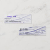 Drähte Mini Visitenkarte (Vorne/Hinten)