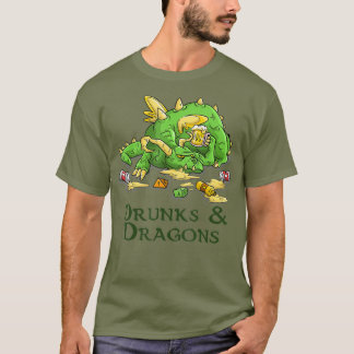 Drähte und Drachen Funny DM Dice Beer Tabletop T-Shirt