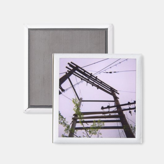 Drähte und Schläge Magnet (Vorderseite/Rückseite)