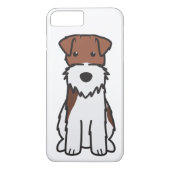 Drahtfox-Terrier-HundeCartoon Case-Mate iPhone Hülle (Rückseite)