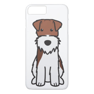 Drahtfox-Terrier-HundeCartoon Case-Mate iPhone Hülle