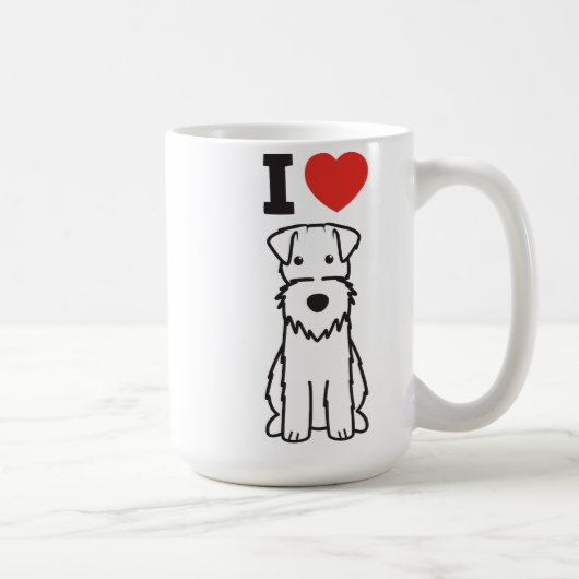 Drahtfox-Terrier-HundeCartoon Kaffeetasse (Rechts)