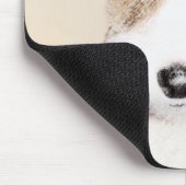 Drahtfox-Terrier-Malerei - niedliche ursprüngliche Mousepad (Ecke)