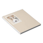 Drahtfox-Terrier-Malerei - niedliche ursprüngliche Notizblock (angewinkelt)