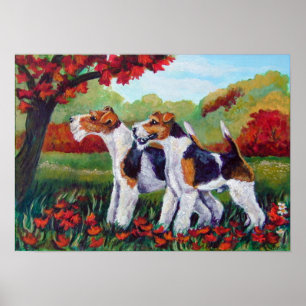 Drahtfox Terrier Print Poster