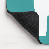 Drahtfox-Terrier-Silhouette Mousepad (Ecke)