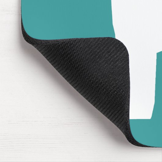 Drahtfox-Terrier-Silhouette Mousepad (Ecke)