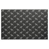 Drahtfox-Terrier-Silhouette-Muster Stoff (Fat Quarter (45,7 x 55,9 cm))