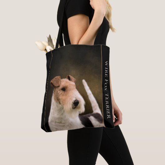 Drahtfox-Terrier-Tasche Tasche (Von Nahem)