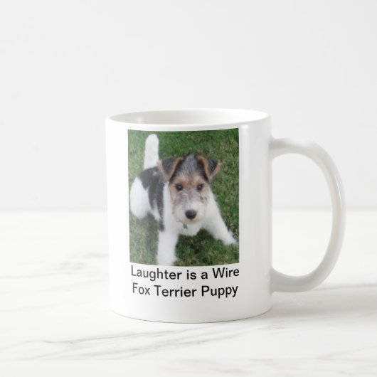 Drahtfox-Terrier-Tasse Kaffeetasse (Rechts)