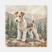 Drahtfoxterrier Magnet (Vorne)