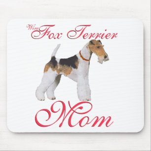 Drahtfoxterrier Muttertag Mousepad