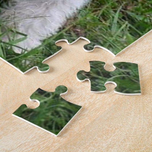 Drahtfuchs-Terrier sitzend Puzzle (Seite)