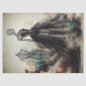 Drahtgewebtes Mannequin 1 gotischer Stil Seidenpapier (Vorderseite)