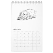 Drahthaar-Dachshund-Kalender 2027 Kalender (Mär 2027)