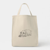 Drahthaar-Dachshund-Tragetasche Tragetasche (Rückseite)