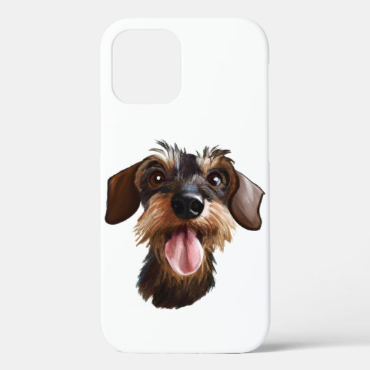 Drahthaar Dackel Case-Mate iPhone Hülle (Rückseite)