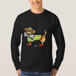 Drahthaar Dackel Country Apple T-Shirt