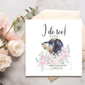 Drahthaar Dackel Hund Hochzeitcocktail Napkins Serviette