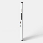 Drahthaar Dackel iPhone Hülle (Linke Seite)