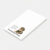 Drahthaar Dackel Mama Post-It-Notes Post-it Klebezettel (angewinkelt)