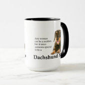 Drahthaar-Dackel-Mama-Tasse Tasse (VorderseiteRechts)