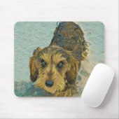 Drahthaar-Dackel Mousepad (Mit Mouse)