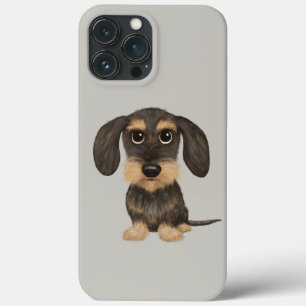 Drahthaar Dackel   Niedlicher Cartoon Dog Teckel Case-Mate iPhone Hülle
